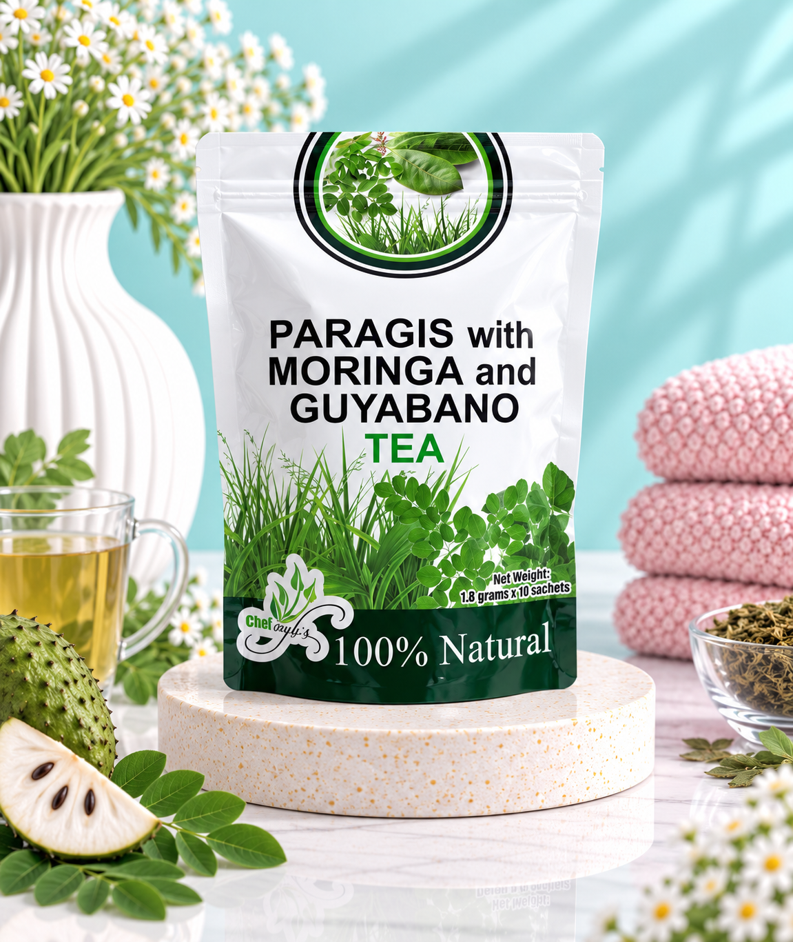 Paragis with Mooring and Guyabano Tea 20 Sachets