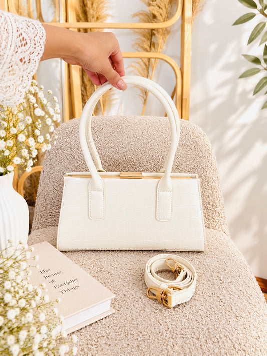 #1 Korean Mall Handbag (White)