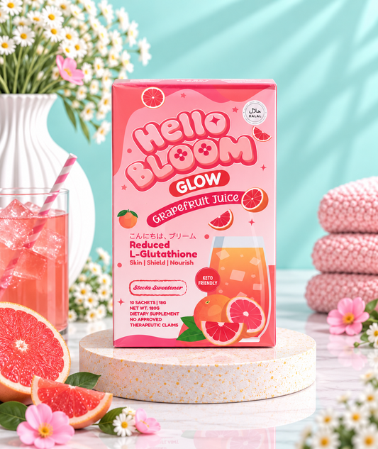 Hello Bloom Glow Grapefruit Juice 10 Sachets/18g