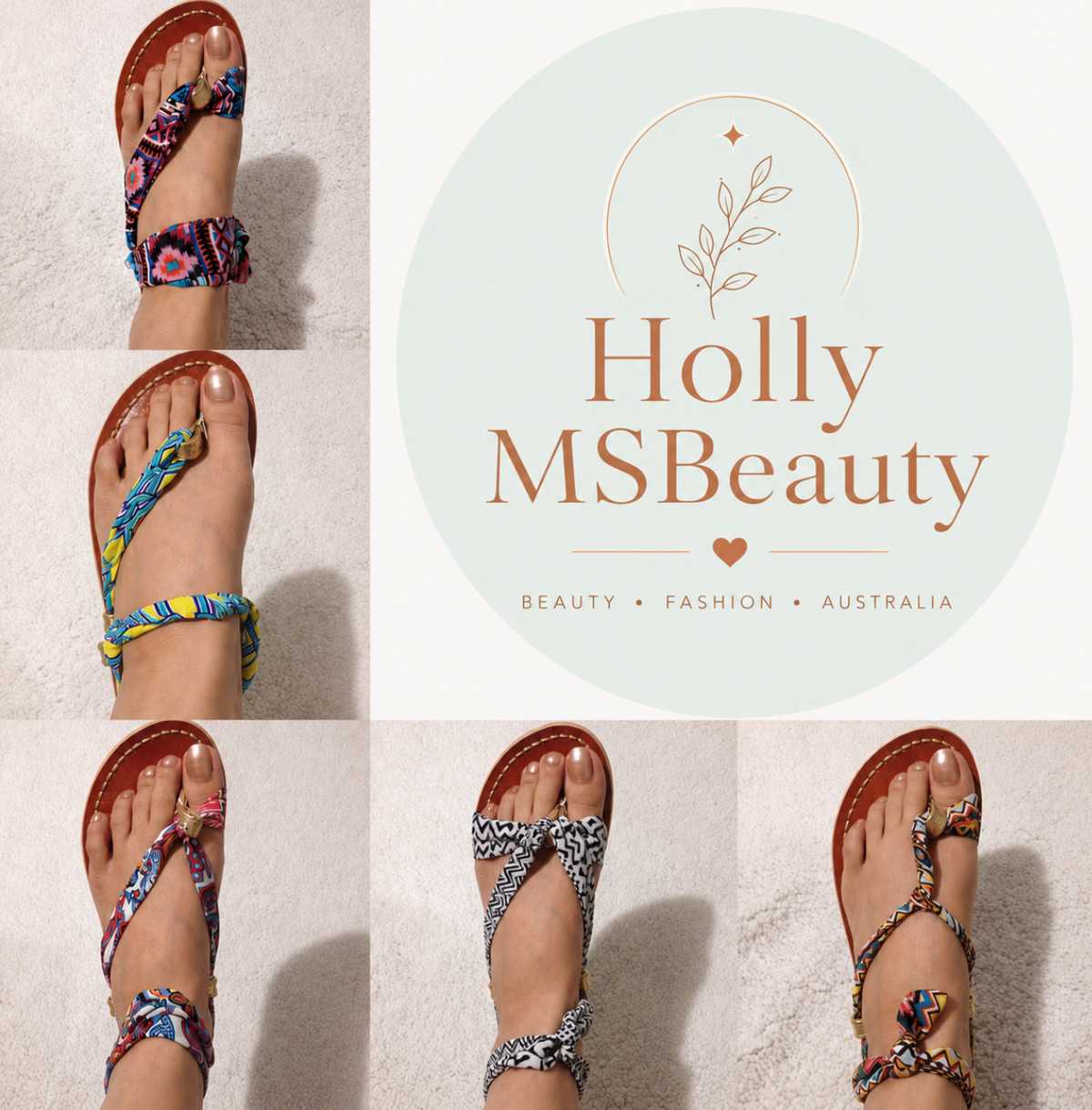 Interchangeable Leather Sandals