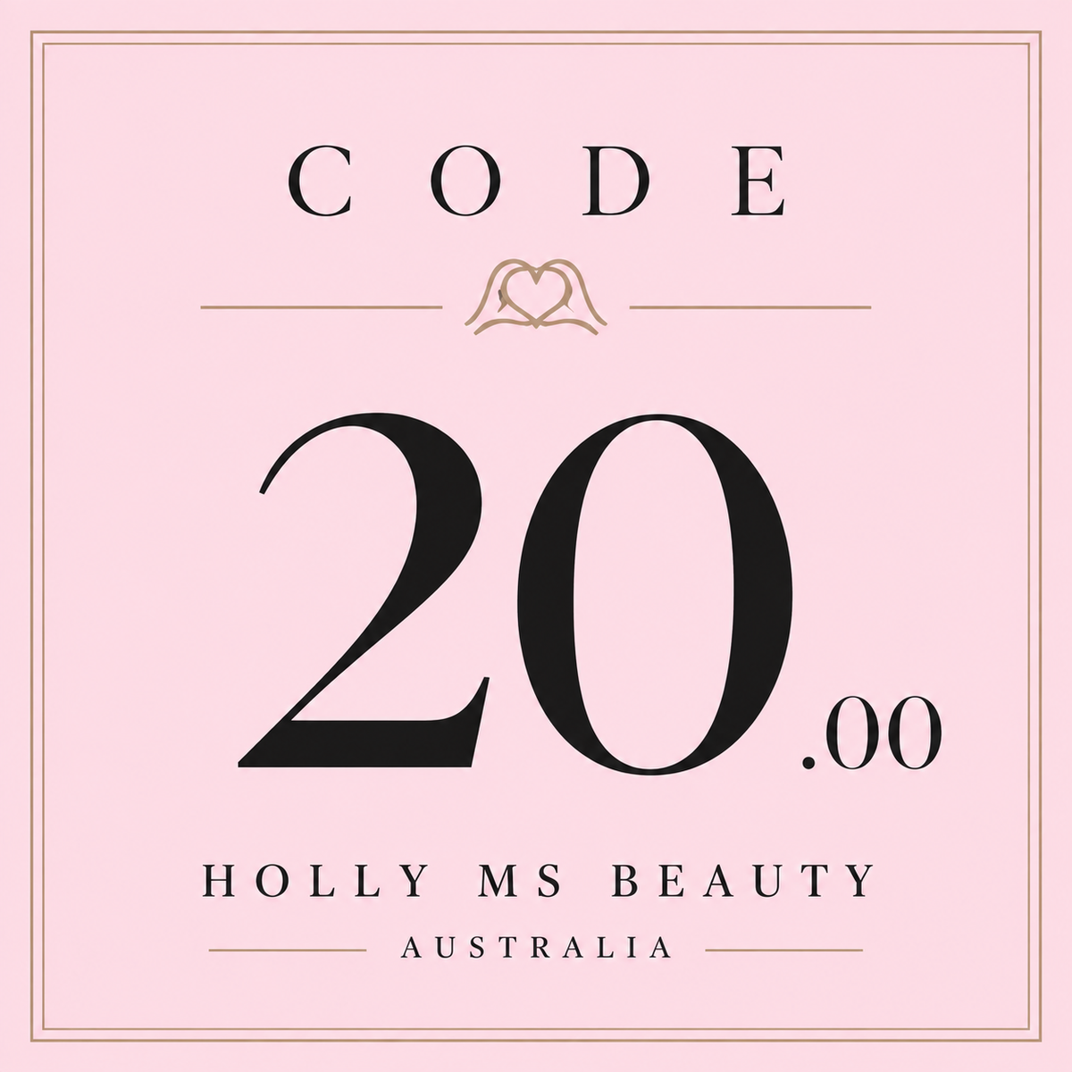 PRE-ORDER CODE $20