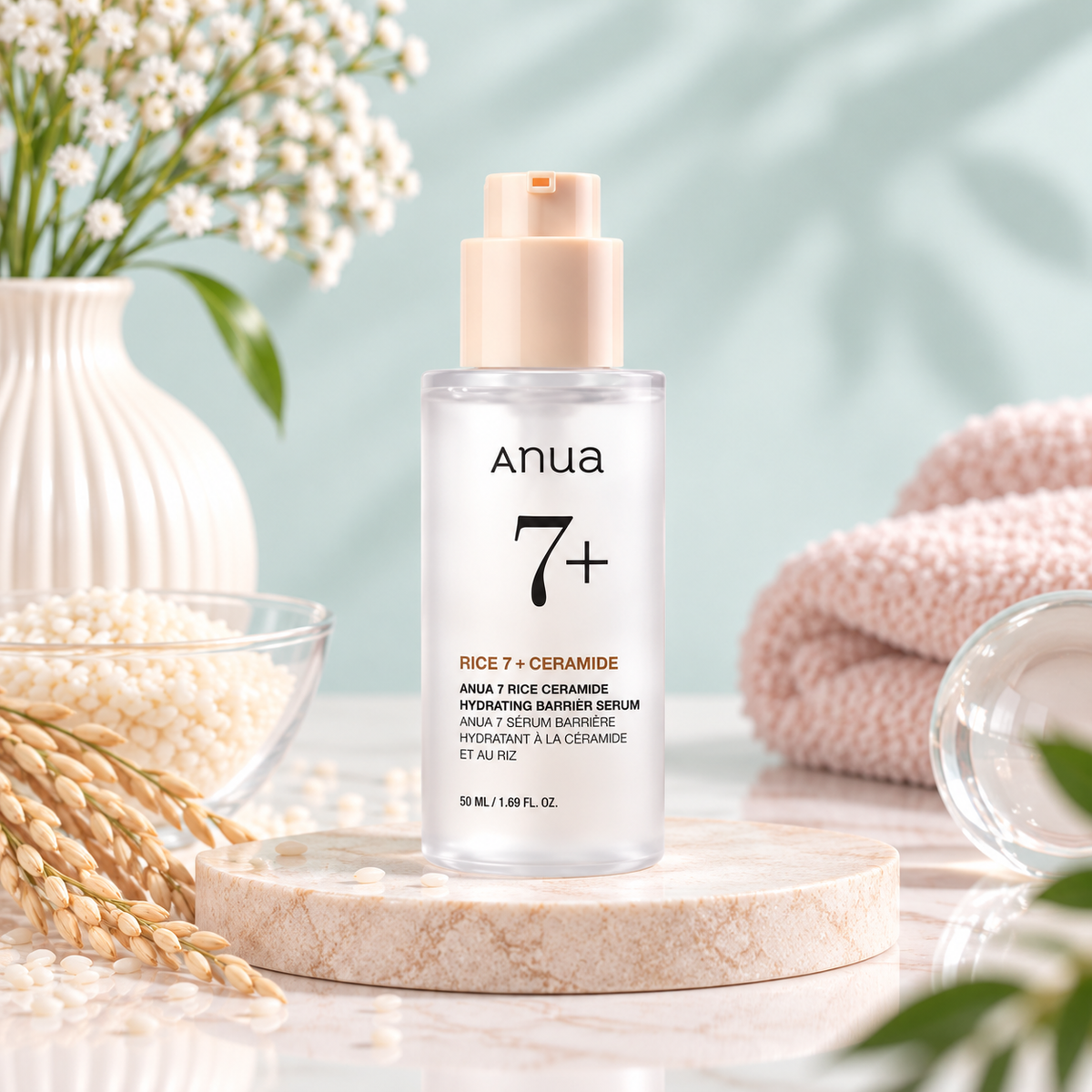 Anua -7 Rice Ceramide Hydrating Barrier Serum 50ml