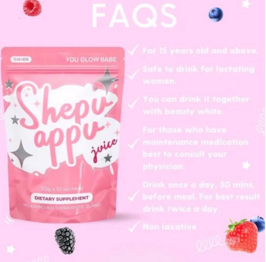YOU GLOW BABE Shepu Appu Juice (Shape Up) – 10 Sachets