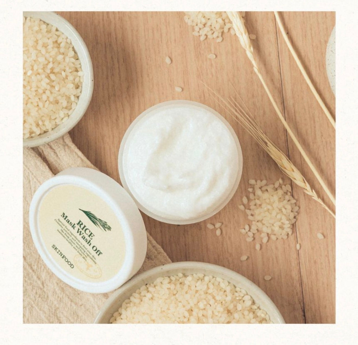 SKIN FOOD RICE MASK WASH OFF