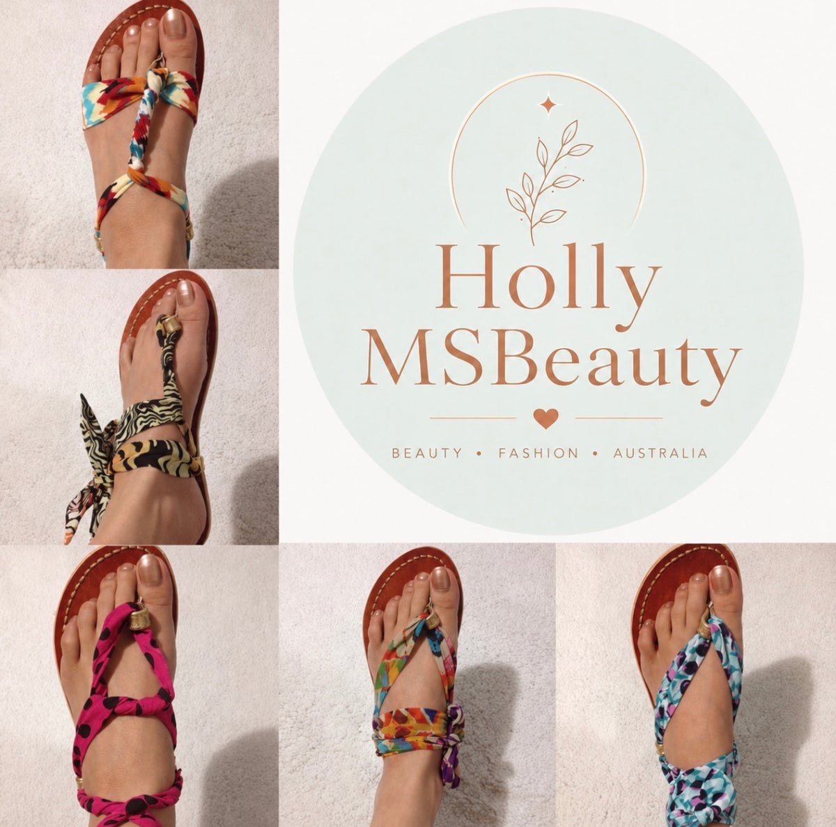Interchangeable Leather Sandals